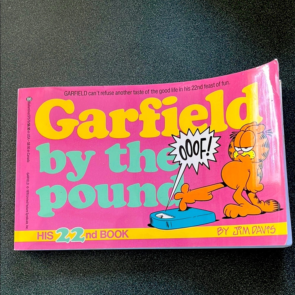 Garfield by the Pound Book, Signed by the Author